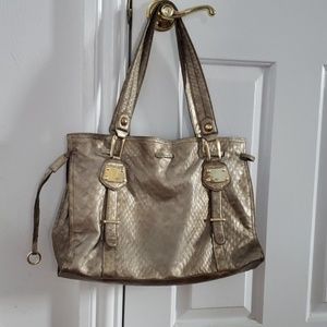 Gold Jessica Simpson tote